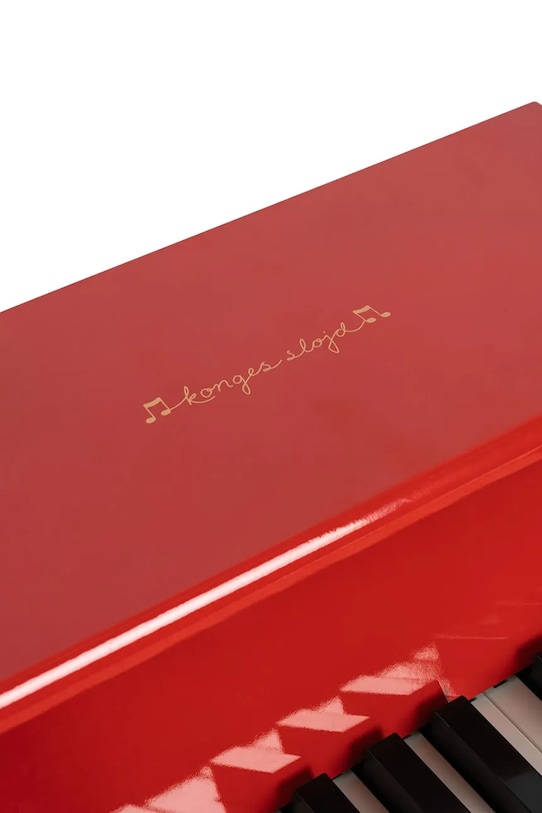 Konges Sløjd zabawka dziecięca PIANO GLOSSY FSC czerwony KS103962.9BYA