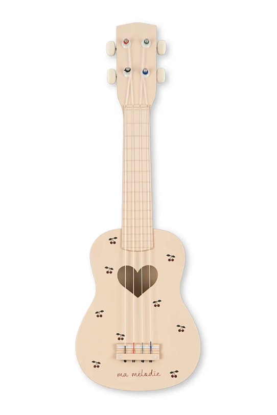Konges Sløjd zabawka dziecięca UKULELE GLOSSY FSC beżowy KS104025.9BYA