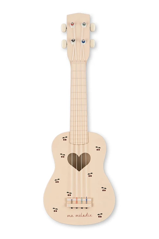 Konges Sløjd zabawka dziecięca UKULELE GLOSSY FSC beżowy KS104025.9BYA