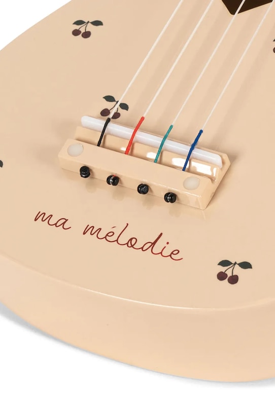 Chłopiec Konges Sløjd zabawka dziecięca UKULELE GLOSSY FSC KS104025.9BYA beżowy