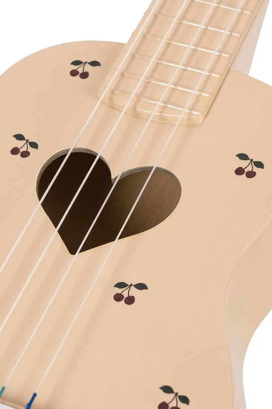 Konges Sløjd zabawka dziecięca UKULELE GLOSSY FSC beżowy KS104025.9BYA