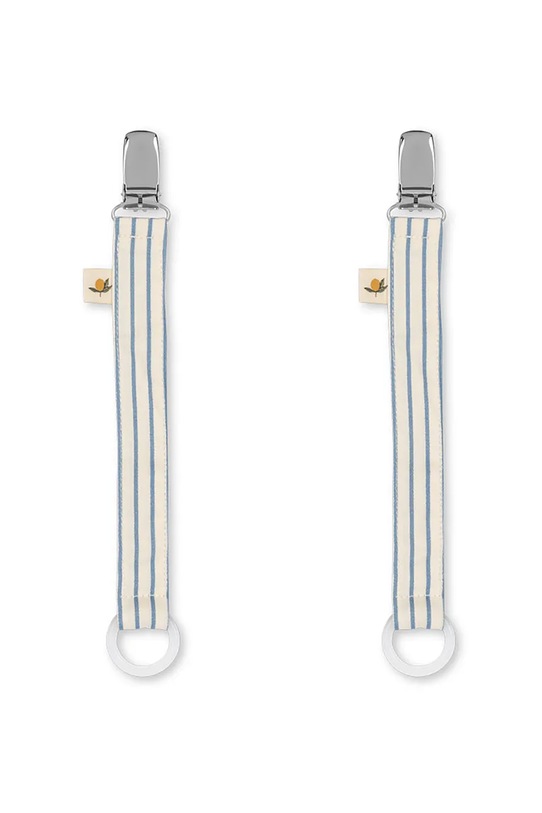 Konges Sløjd zawieszka do smoczka 2 PACK PACIFIER STRAP 2-pack Produkt niemowlęcy niebieski KS103644.9BYA