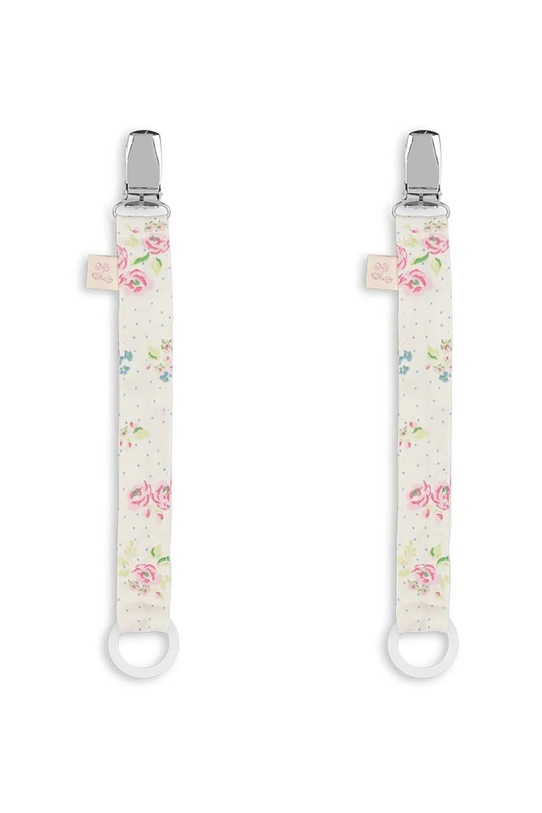 Konges Sløjd zawieszka do smoczka 2 PACK PACIFIER STRAP 2-pack Produkt niemowlęcy beżowy KS103644.9BYA