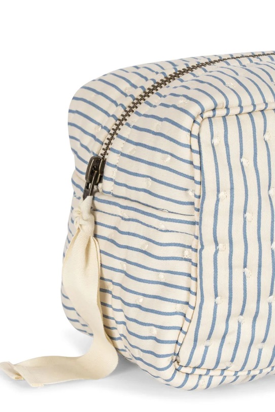 Konges Sløjd kosmetyczka SMALL QUILTED TOILETRY BAG KS103979.9BYA niebieski AW25