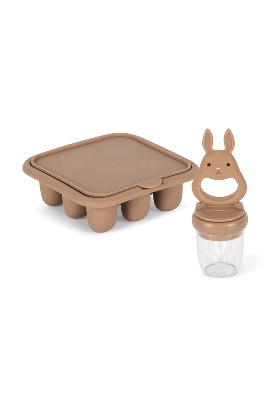 Πιπίλα για σερβίρισμα φρούτων Konges Sløjd FRUIT FEEDING SET καφέ KS103814.9BYA
