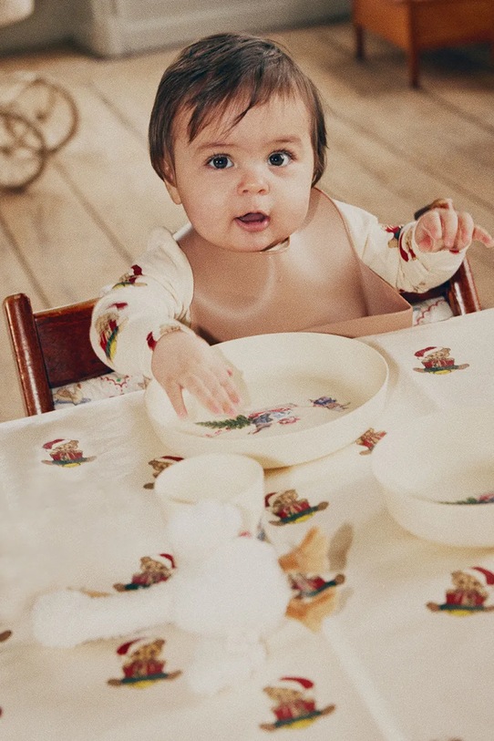 Хлопчик Дитячий слюнявчик Konges Sløjd 2 PACK SILICONE BIB 2-pack KS6309.9BYA жовтий