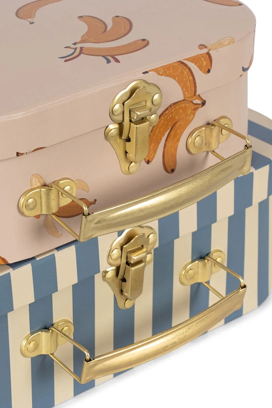 Chłopiec Konges Sløjd pudełko do przechowywania 2 PACK SUITCASE 2-pack KS103651.9BYA multicolor