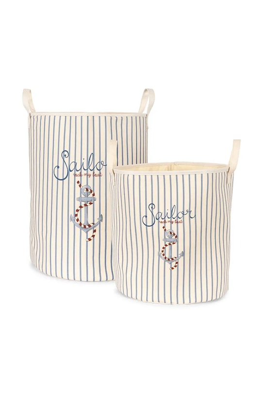 Konges Sløjd kosz do przechowywania TOY STORAGE BAGS SET 2-pack niebieski KS104018.9BYA