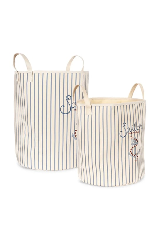 Konges Sløjd kosz do przechowywania TOY STORAGE BAGS SET 2-pack KS104018.9BYA niebieski AW25