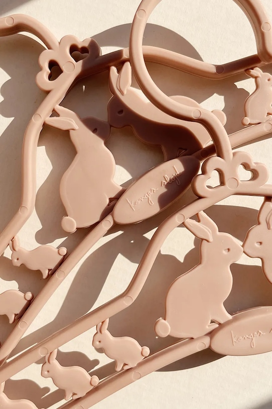 Konges Sløjd wieszak dziecięcy 5 PACK KIDS HANGER BUNNY 5-pack KS5092.9BYA beżowy AW25