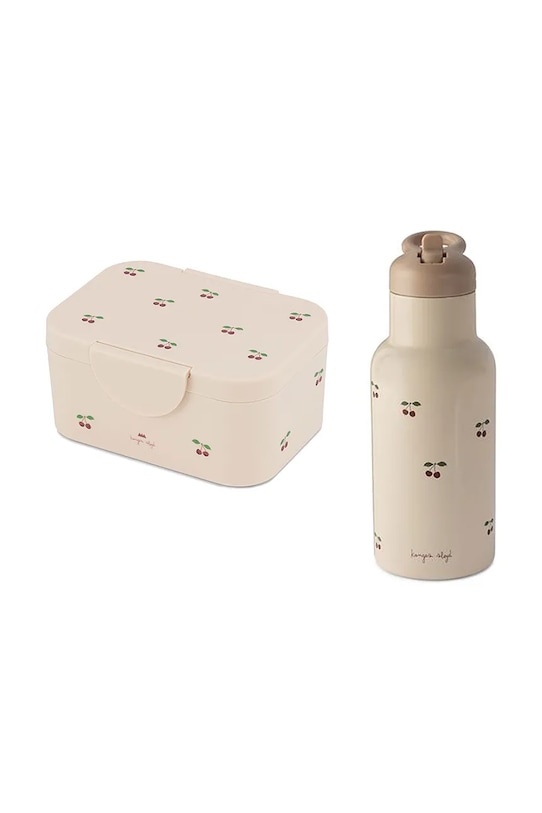 Konges Sløjd lunchbox i bidon LUNCH BOX SET różowy KS103471.9BYA