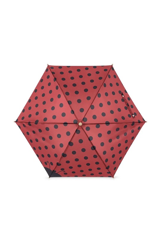 Chłopiec Konges Sløjd parasol dziecięcy LADY DOT UMBRELLA KS103493.9BYA czerwony
