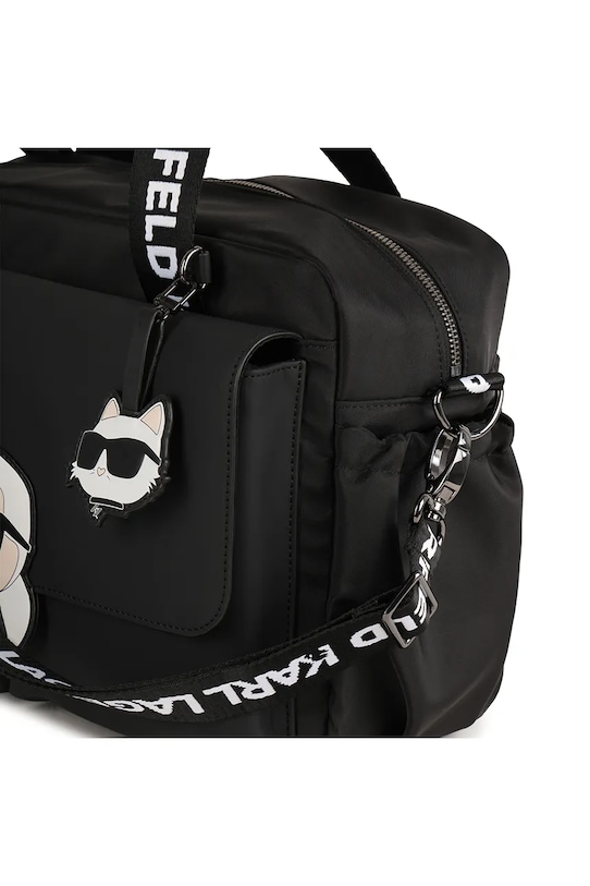 Karl Lagerfeld torba do wózka z matą do przewijania czarny Z30999