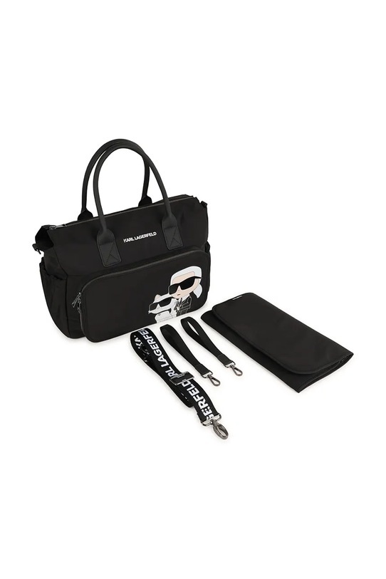Karl Lagerfeld geantă pentru căruciorcu saltea de înfășat negru Z31001