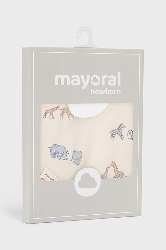 Chłopiec Mayoral Newborn śliniak niemowlęcy 2-pack 9949.1A.Newborn.9BYA niebieski