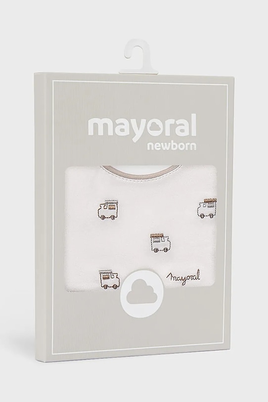 Băieți Mayoral Newborn salopetă pentru bebeluși 2-pack 9950.1B.Newborn.9BYA bej