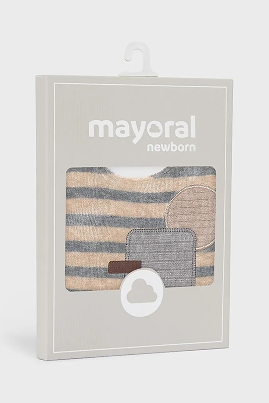 Dječaci Podbradnjak za bebe Mayoral Newborn 2-pack 9951.2G.Newborn.9BYA siva