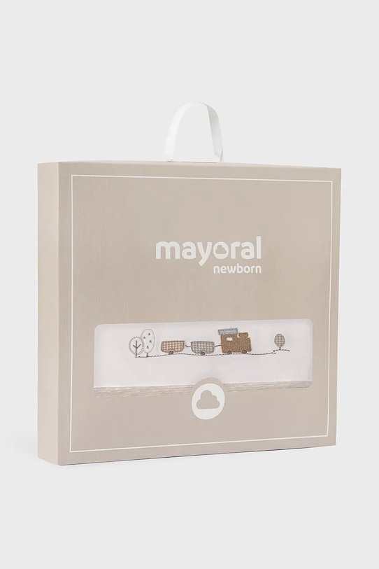 Mayoral Newborn salopete pentru bebeluși 2-pack bej 9958.2B.Newborn.9BYA