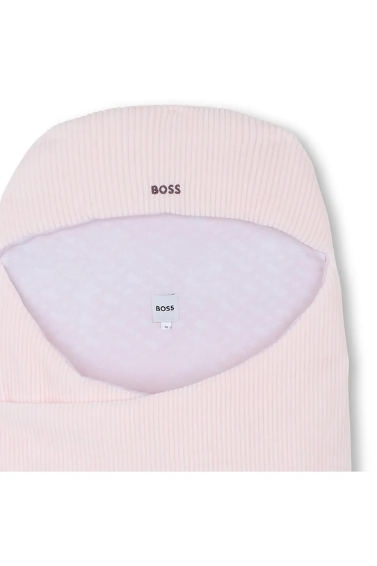 Chłopiec BOSS kokon niemowlęcy J52602 różowy