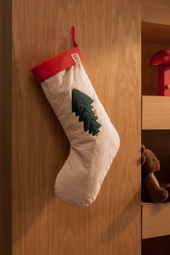 Chłopiec Liewood skarpeta świąteczna Basil Christmas Stocking LW14430.9BYA beżowy