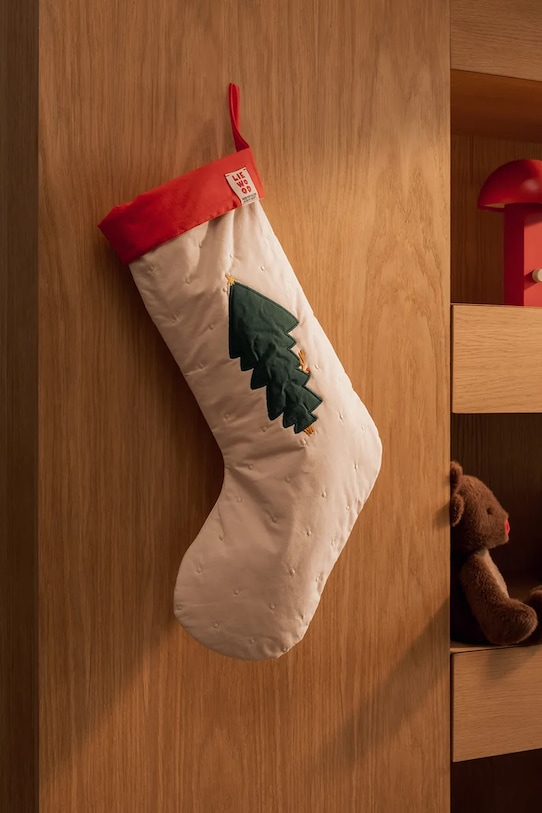 Різдвяна шкарпетка Liewood Basil Christmas Stocking бежевий LW14430.9BYA