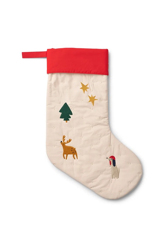 Liewood skarpeta świąteczna Basil Christmas Stocking LW14430.9BYA beżowy AW25