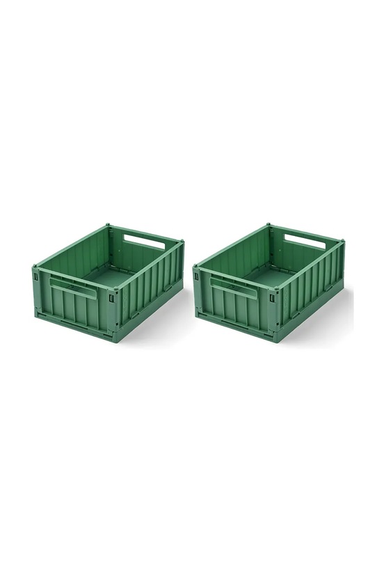 Úložný box Liewood Weston Storage Box S 2-pack 2-pack Kojenecký výrobek zelená LW14549.9BYA