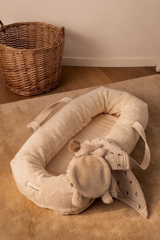 Chłopiec Liewood pieluszka niemowlęca bawełniana Lewis Muslin Cloth 2-pack LW14907.9BYA beżowy