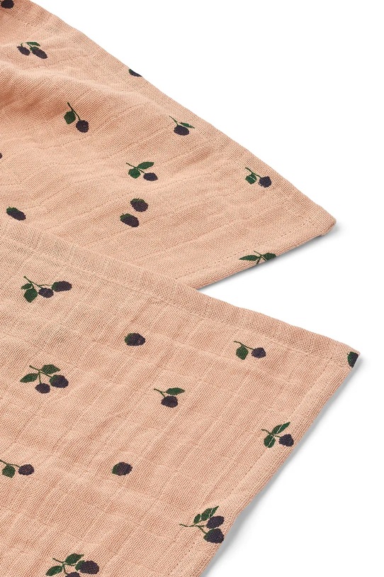 Liewood pieluszka niemowlęca bawełniana Lewis Muslin Cloth 2-pack LW14907.9BYA pomarańczowy AW25