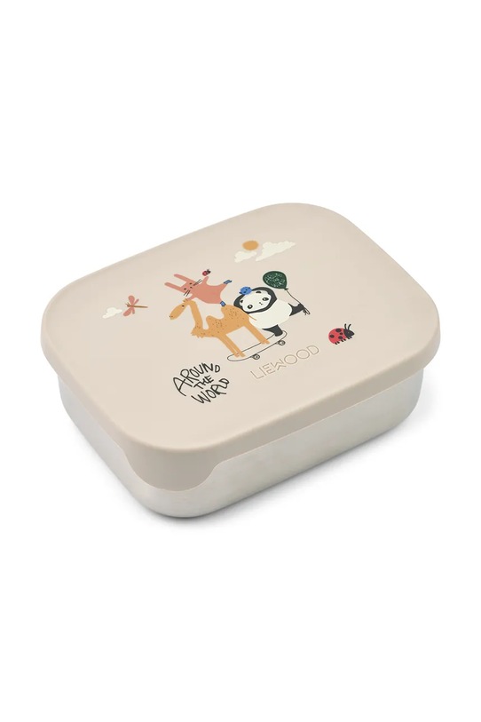 Κουτί αποθήκευσης τροφίμων Liewood Arthur Printed Lunchbox LW14982.9BYA μπεζ AW25