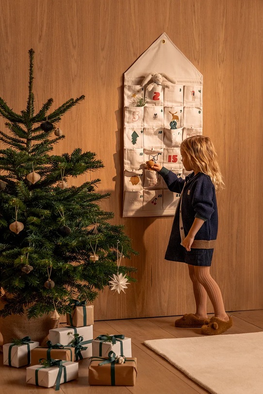 Liewood kalendarz adwentowy dla dzieci Babbo Christmas Gift Calendar LW14987.9BYA beżowy AW25