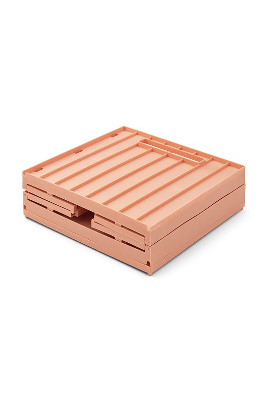 Chłopiec Liewood pojemnik do przechowywania Elijah Storage Box w. Lid LW15018.9BYA pomarańczowy