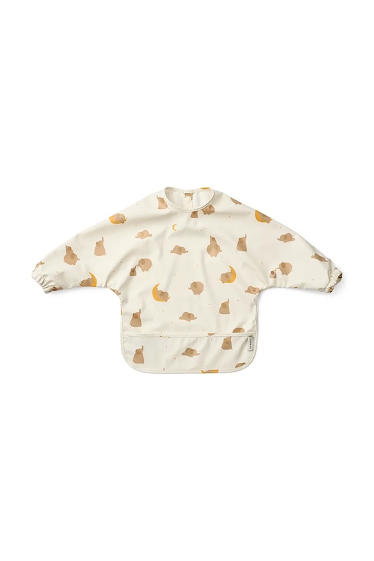 Liewood gyerek pelerin Merle Printed Cape Bib LW18136.9BYA bézs AW25