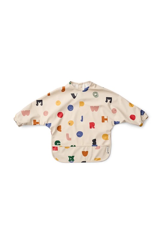 Παιδική κάπα Liewood Merle Printed Cape Bib Βρεφικό προϊόν μπεζ LW18136.9BYA