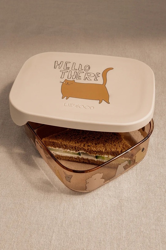 Liewood recipient de alimente pentru copii Arthur Tritan Lunchbox bej LW19687.9BYA