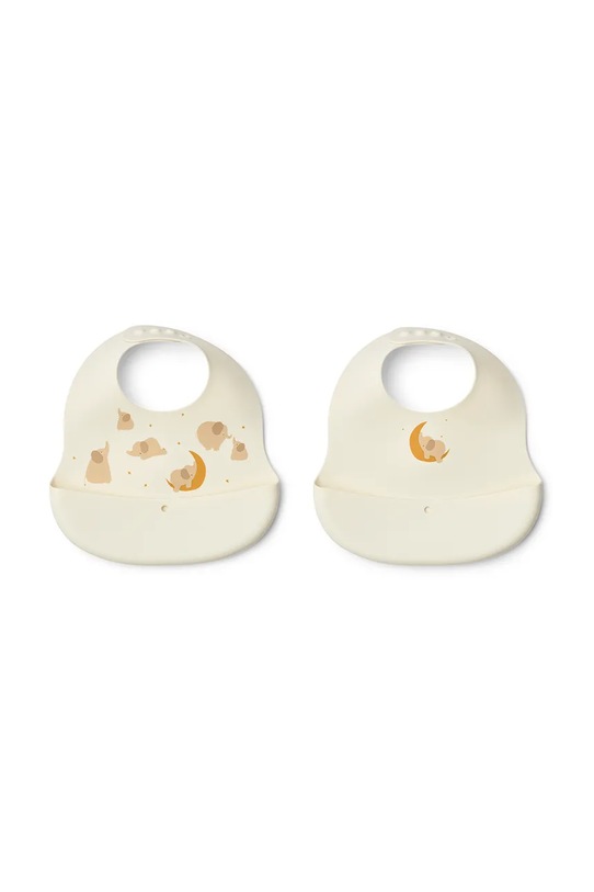 Βρεφική σαλιάρα Liewood Ember Printed Bib 2-pack 2-pack 2-pack μπεζ LW20119.9BYA
