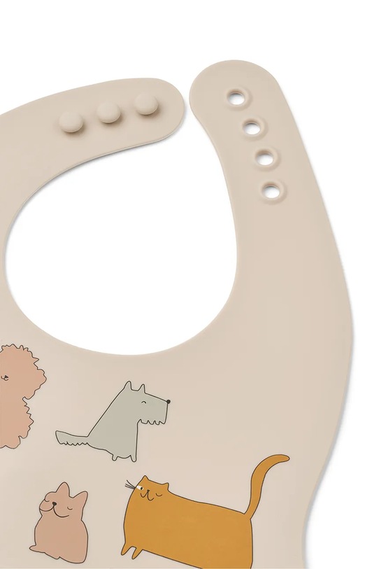 Βρεφική σαλιάρα Liewood Ember Printed Bib 2-pack 2-pack LW20119.9BYA μπεζ AW25