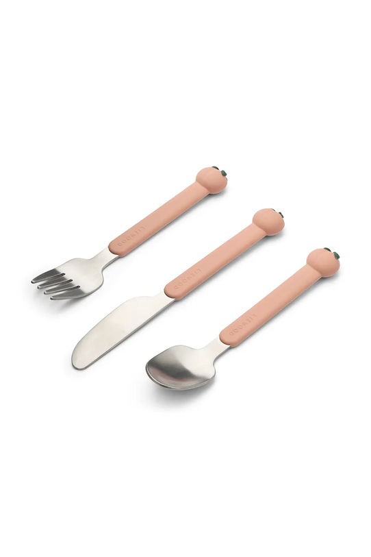 Liewood zestaw sztućców dla dzieci Tove Peach Cutlery Set pomarańczowy LW20125.9BYA