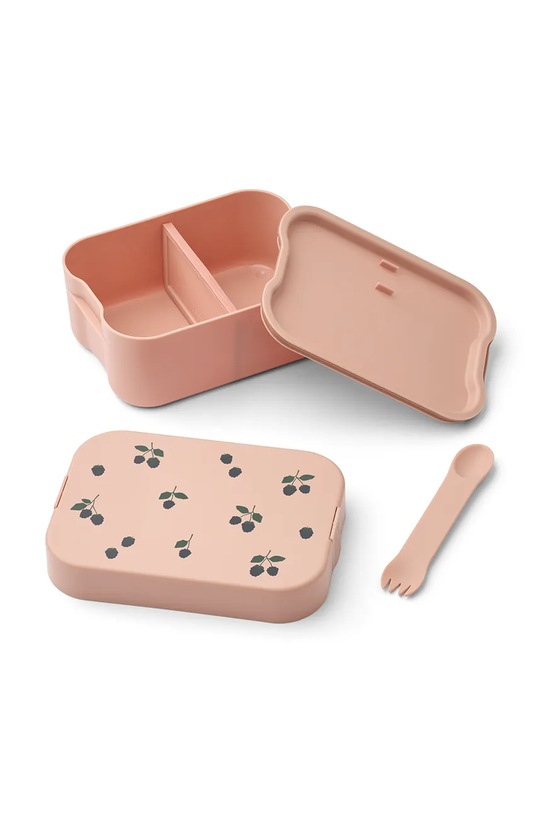 Băieți Liewood set cutie de prânz și sticlă pentru copii Chelsey Printed Lunchbox Set LW20131.9BYA portocaliu