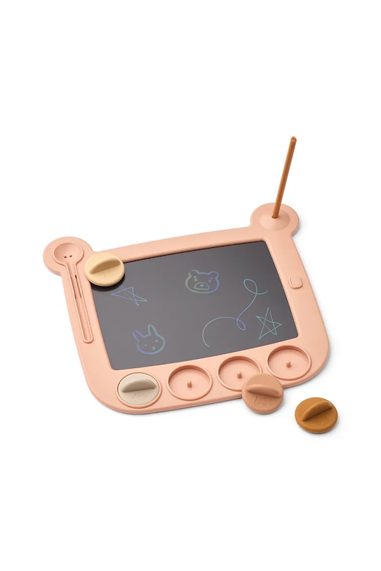 Tabuľa na kreslenie Liewood Venzora Magic Drawing Board w Stamps LW20181.9BYA oranžová AW25