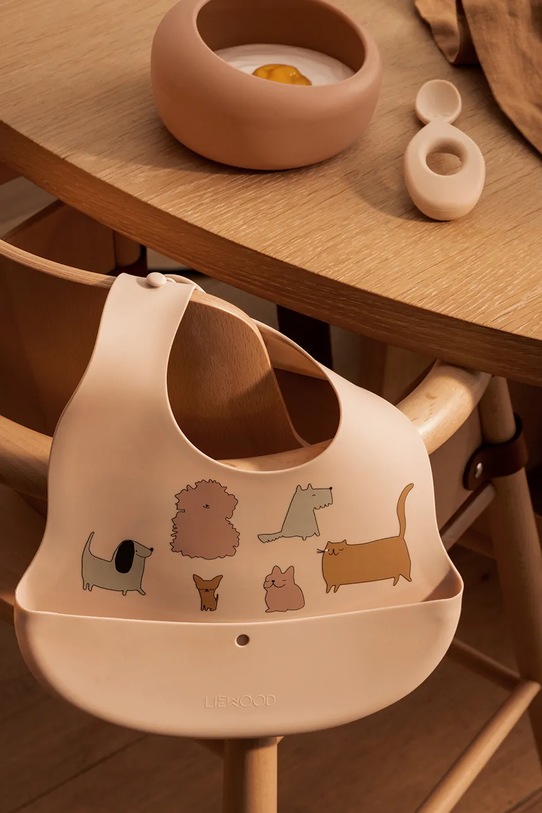 Chłopiec Liewood zestaw naczyń dla dzieci Sparia Bowl w. Spoon LW20335.9BYA pomarańczowy