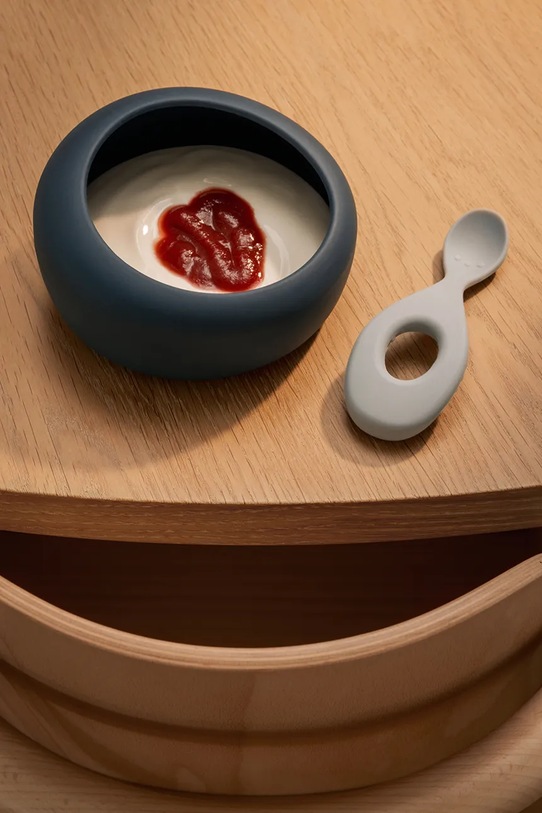 Παιδικό σερβίτσιο πιάτων Liewood Sparia Bowl w. Spoon μπλε LW20335.9BYA