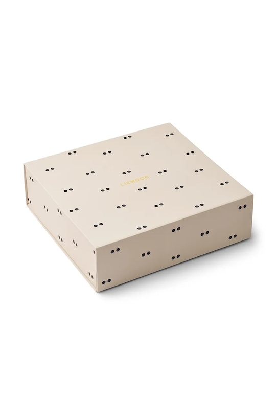 Chłopiec Liewood zestaw naczyń i sztućców dla dzieci Mileah Baby Mealtime Set LW20421.9BYA pomarańczowy