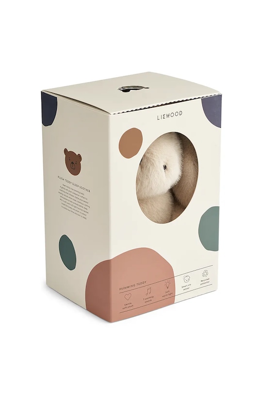 Liewood przytulanka niemowlęca Hattie Rabbit Humming Teddy LW20584.9BYA beżowy
