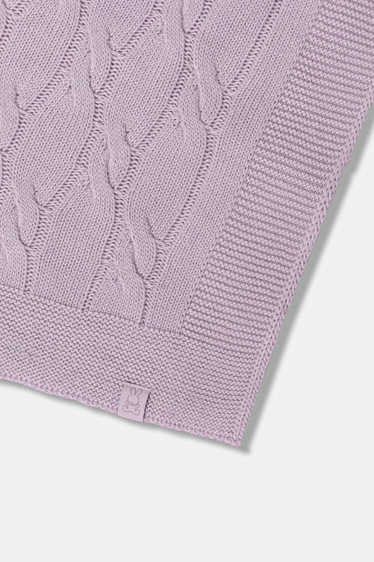 Κουβέρτα μωρού United Colors of Benetton 1370A8008.W.seasonal μωβ AW25