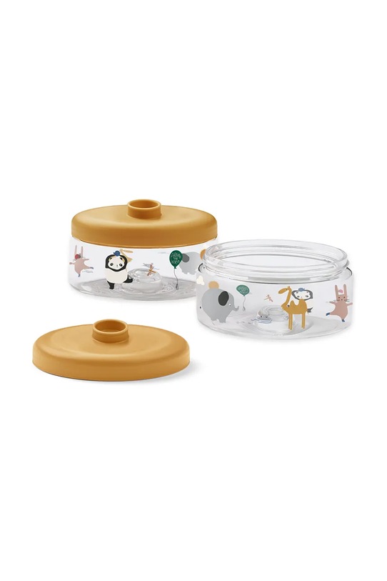 Коробка для хранения продуктов Liewood Dominique Baby Food Tritan Boxes 500 ml 2-Pack 2 шт бежевый LW20703.9BYA