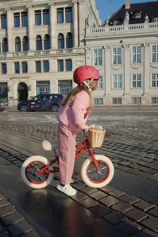 Детский шлем Konges Sløjd BICYCLE HELMET LADYBUG KS104231.9BYA красный