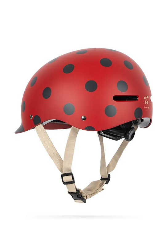Детский шлем Konges Sløjd BICYCLE HELMET LADYBUG красный KS104231.9BYA