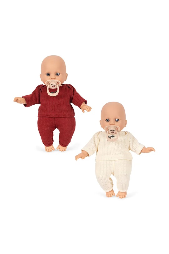 Konges Sløjd lalka dziecięca BOBO AND BOBBIE BABY DOLLS 2-pack multicolor KS104235.9BYA