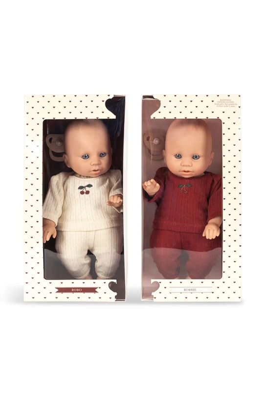 Konges Sløjd lalka dziecięca BOBO AND BOBBIE BABY DOLLS 2-pack KS104235.9BYA multicolor